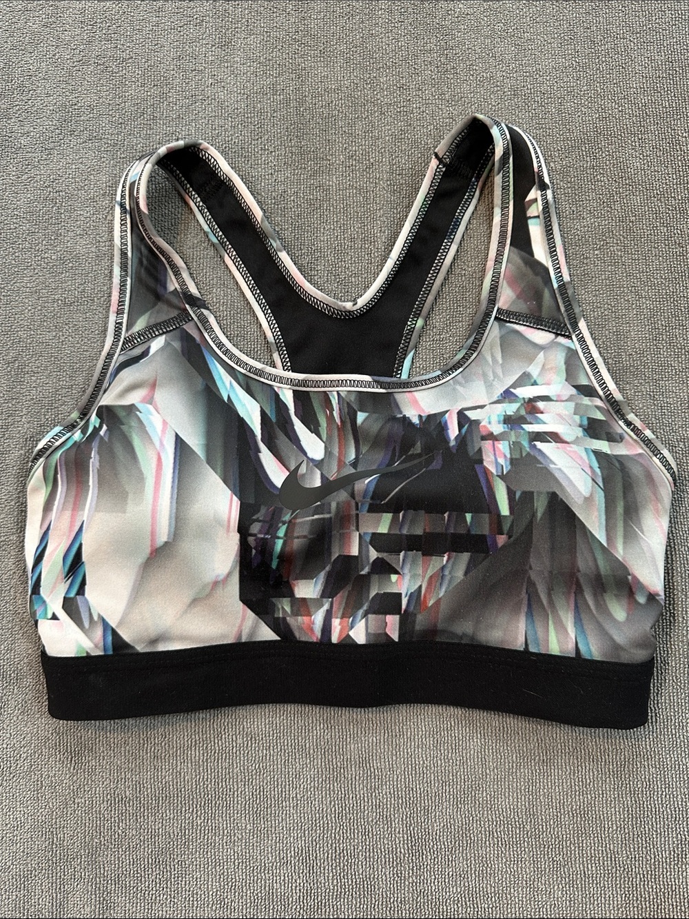 Nike Women's Multi-Color Racerback Sports Bra - Size XS